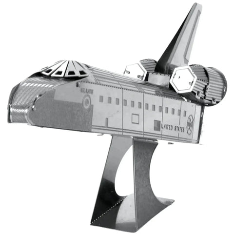 NASA - Space Shuttle Atlantis Spacecraft Figure Model Kit (Steel, Easy Difficulty) - Fascinations - Metal Earth Series - (2022) - Image 4