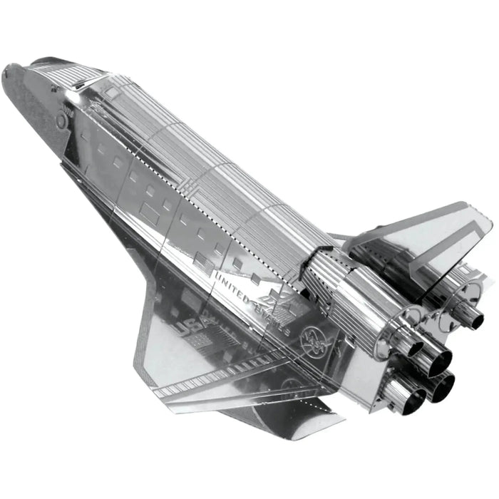 NASA - Space Shuttle Atlantis Spacecraft Figure Model Kit (Steel, Easy Difficulty) - Fascinations - Metal Earth Series - (2022)