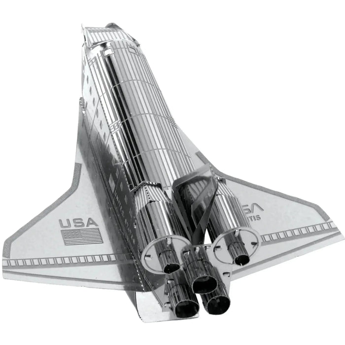 NASA - Space Shuttle Atlantis Spacecraft Figure Model Kit (Steel, Easy Difficulty) - Fascinations - Metal Earth Series - (2022)