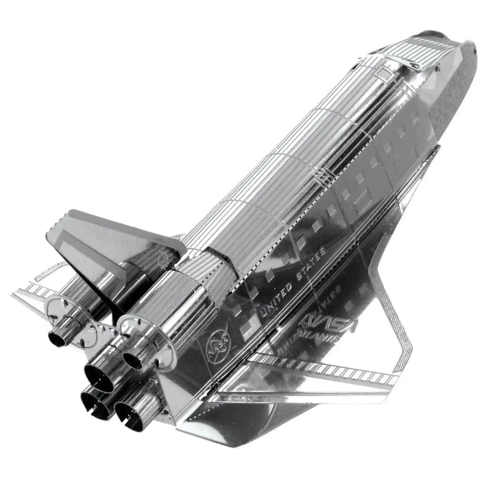 NASA - Space Shuttle Discovery Spacecraft Figure Model Kit (Steel, Easy Difficulty) - Fascinations - Metal Earth Series - (2022)