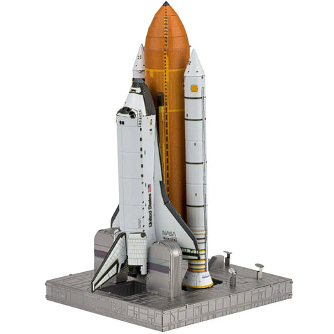 NASA - Space Shuttle Launch Kit Spacecraft 3D Figure Model Kit (1:342 Scale, Steel, Hard Difficulty) - Fascinations - Metal Earth Premium Series - (2023) - Image 2