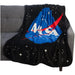 NASA - Stars & Logo Plush Throw Blanket (Fleece, 45"x60") - Bioworld