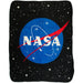 NASA - Stars & Logo Plush Throw Blanket (Fleece, 45"x60") - Bioworld