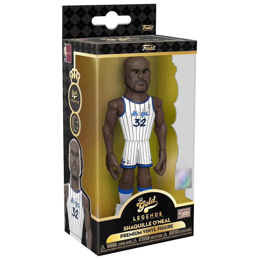 NBA [Orlando Magic] - Shaquille O'Neal Figure - Funko - Premium Vinyl Figure (Series One), Gold Legends Series