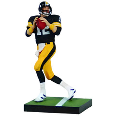 NFL [Pittsburgh Steelers] - Black Jersey Terry Bradshaw Quarterback Figure (6")- McFarlane Toys - NFL Series 26 (2011)