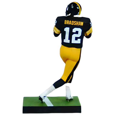 NFL [Pittsburgh Steelers] - Black Jersey Terry Bradshaw Quarterback Figure (6