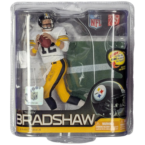 NFL [Pittsburgh Steelers] - White Jersey Terry Bradshaw Quarterback Figure (6