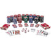 NFL: San Francisco 49ers - Aluminum Case with Poker Set (300 Poker Chips, Playing Cards, Dice) - Master Pieces
