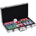 NFL: San Francisco 49ers - Aluminum Case with Poker Set (300 Poker Chips, Playing Cards, Dice) - Master Pieces