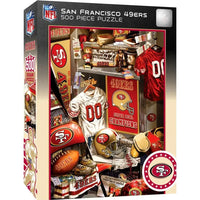 NFL: San Francisco 49ers - Locker Room Jigsaw Puzzle (500 Pieces) - MasterPieces- Image 1