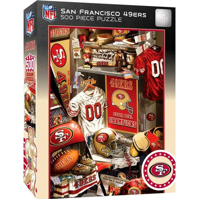 NFL: San Francisco 49ers - Locker Room Jigsaw Puzzle (500 Pieces) - MasterPieces