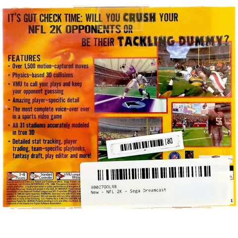 NFL2k - Sega Dreamcast