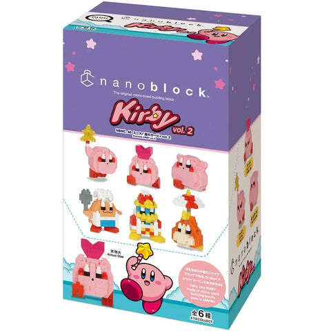 Nanoblock [Kirby] - Full Set of Character Building Sets (6-Pack) - Mininano Series (Volume 2)