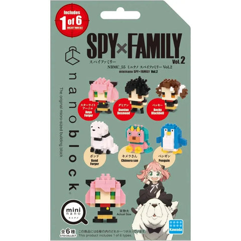 Nanoblock [Spy x Family] - Character Building Set Blind Bag - Mininano Series (Volume 2)