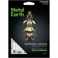 Naoe Kanetsugu Samurai Armor Figure Model Kit (Steel, Moderate Difficulty) - Fascinations - Metal Earth Series - (2022)