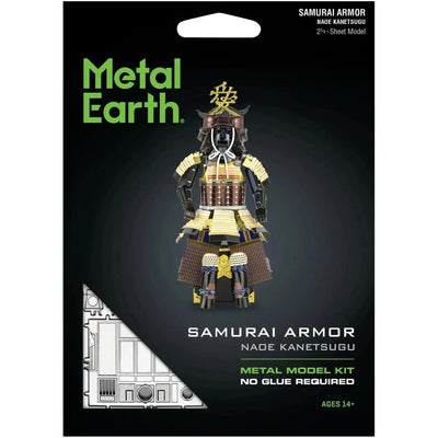 Naoe Kanetsugu Samurai Armor Figure Model Kit (Steel, Moderate Difficulty) - Fascinations - Metal Earth Series - (2022)