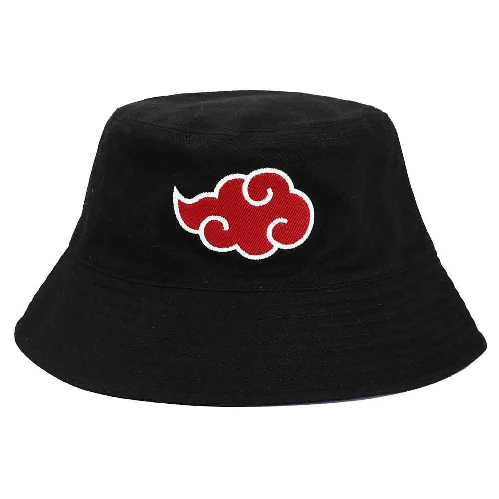 Naruto - Akatsuki Cloud / Hidden Leaf Village Reversible Bucket Hat - Bioworld