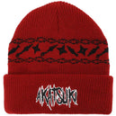 Naruto - Akatsuki Red Cuff Beanie Hat (Embroidered) - Bioworld