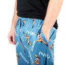 Naruto - Hidden Leaf Village Pajama Pants (Blue, All Over Print) - Bioworld