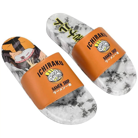 Naruto - Ichiraku Ramen Shop Athletic Slide Sandals - Bioworld - Image 3