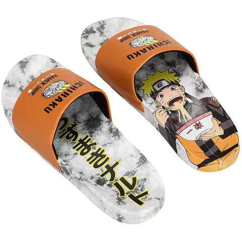 Naruto - Ichiraku Ramen Shop Athletic Slide Sandals - Bioworld - Image 4