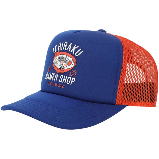 Naruto - Ichiraku Ramen Shop Blue & Orange Trucker Hat - Bioworld