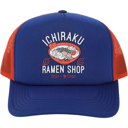 Naruto - Ichiraku Ramen Shop Blue & Orange Trucker Hat - Bioworld