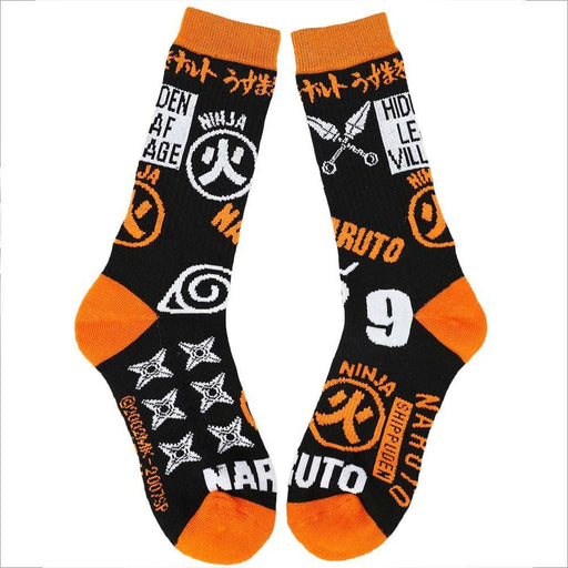 Naruto - Icon Toss Crew Socks - Bioworld