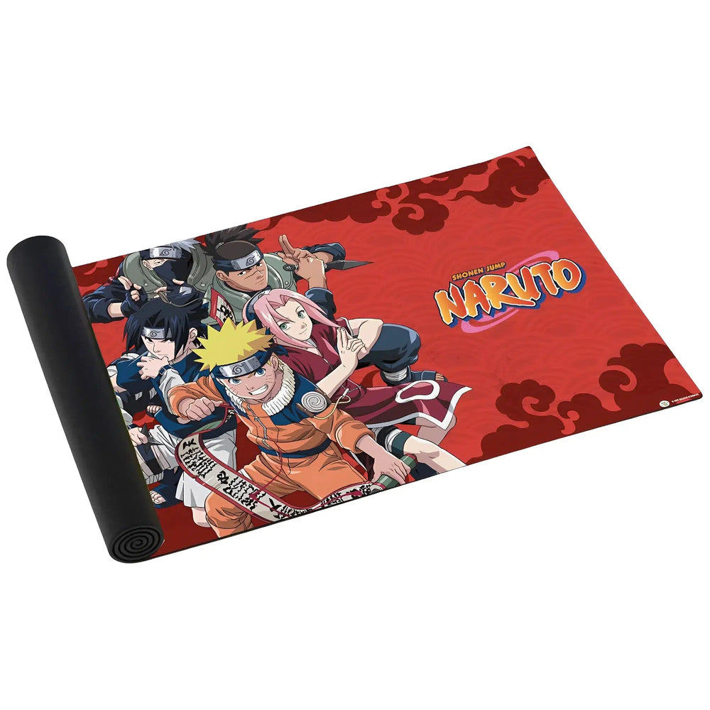 Naruto - Iruka & Team 7 Card Game Standard Size Playmat - Japanime Games - Player's Choice Game Accessories Series