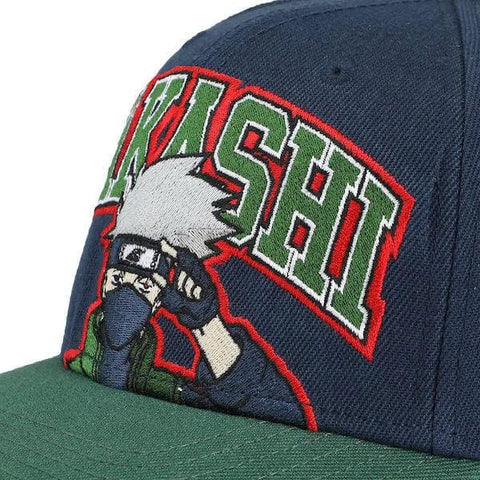 Naruto - Kakashi Hatake Snapback Hat (Pre-Curved Bill) - Bioworld