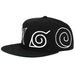 Naruto - Konoha Village Clan Symbols Snapback Hat (Black, Flat Bill) - Bioworld