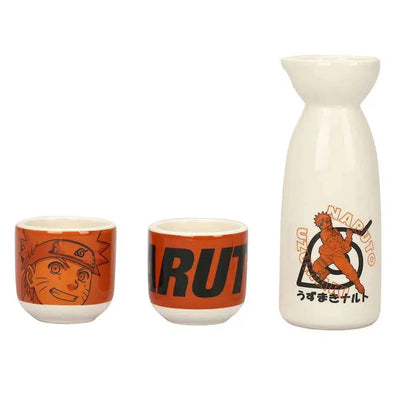 Naruto - Naruto Uzumaki Ceramic Sake Gift Set - Bioworld