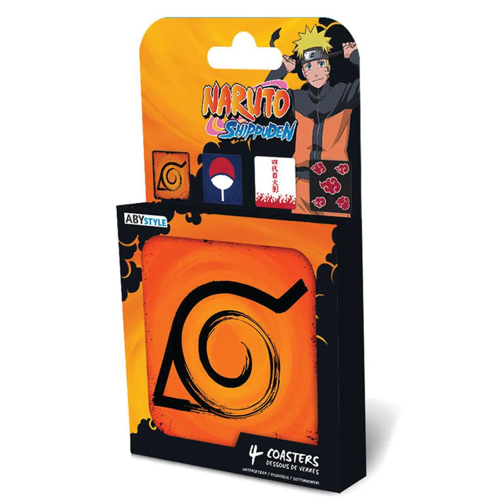 Naruto Shippuden - 4-Piece Coaster Set - ABYstyle