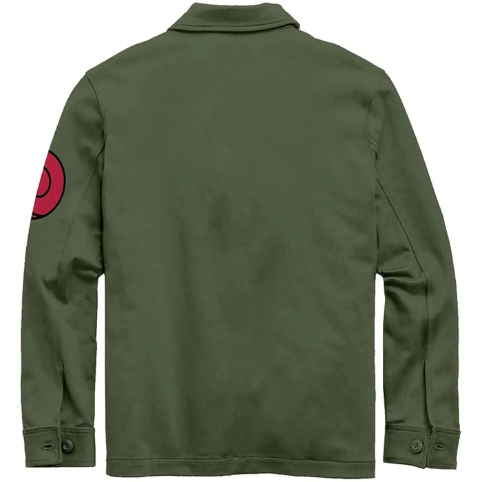 Naruto Shippuden - Adult-Size Kakashi Hatake Olive Chore Jacket - Bioworld