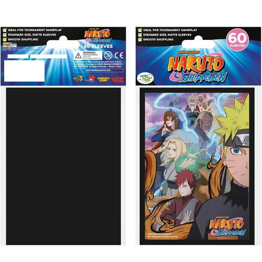 Naruto Shippuden - Five Kages Art Protective Card Sleeves (60 Count, Japanese Size: 59x86mm) - Japanime Games - Player's Choice Game Accessories Series