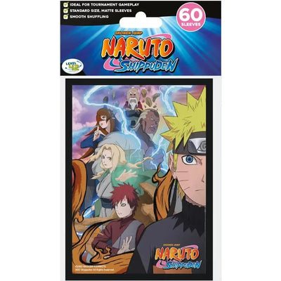Naruto Shippuden - Five Kages Art Protective Card Sleeves (60 Count, Japanese Size: 59x86mm) - Japanime Games - Player's Choice Game Accessories Series
