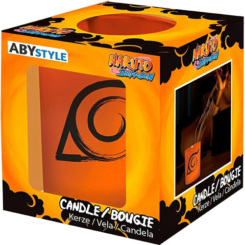 Naruto Shippuden - Hidden Leaf Symbol (Konoha) Candle (10 oz.) - ABYstyle - Image 1