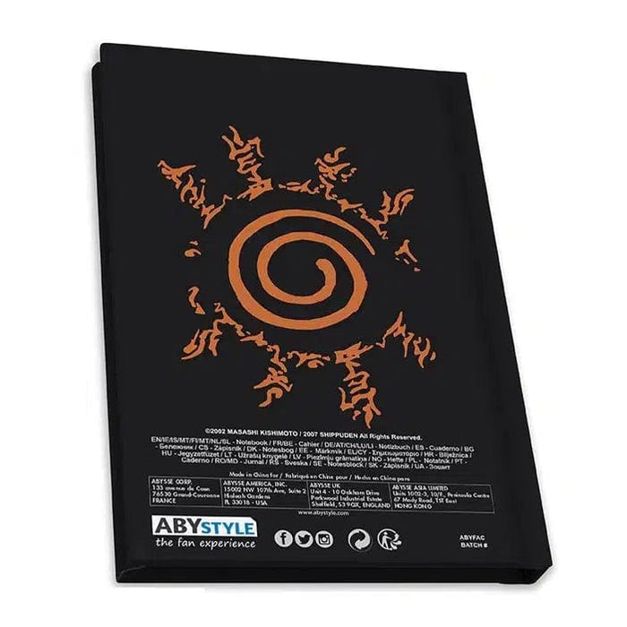 Naruto Shippuden - Konoha 3-Piece Gift Set (14 oz. Drinking Glass, Pin Badge, Notebook) - ABYstyle