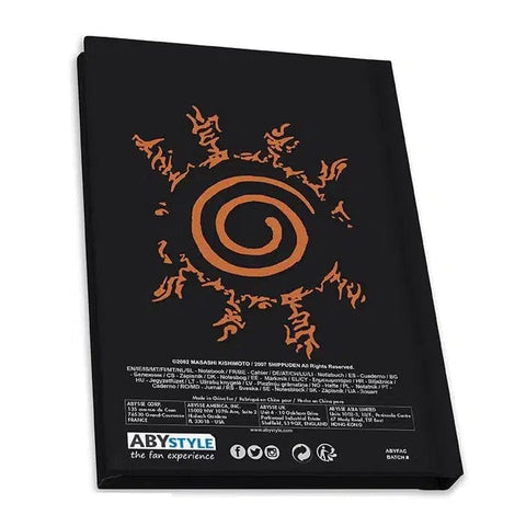 Naruto Shippuden - Konoha 3-Piece Gift Set (14 oz. Drinking Glass, Pin Badge, Notebook) - ABYstyle