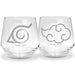 Naruto Shippuden - Konoha & Akatsuki Drinking Glasses 2-Piece Set (10 oz.) - ABYstyle