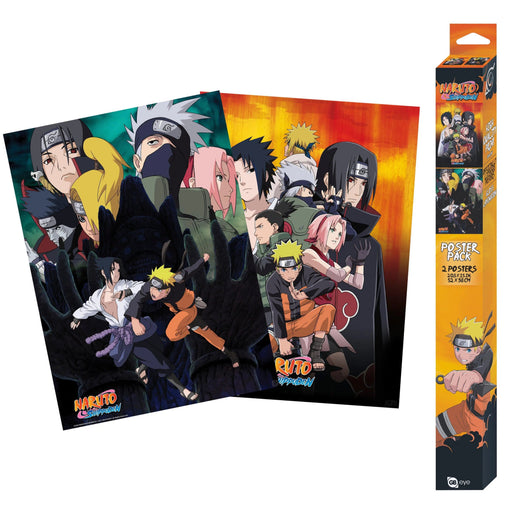 Naruto Shippuden - Konoha Shinobi & Akatsuki Boxed Poster Set (20.5"x15") - ABYstyle