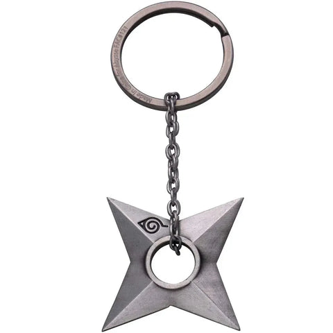 Naruto Shippuden - Konoha Shuriken 3D Keychain (Metal) - ABYstyle