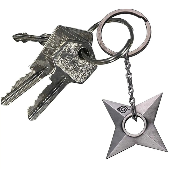 Naruto Shippuden - Konoha Shuriken 3D Keychain (Metal) - ABYstyle
