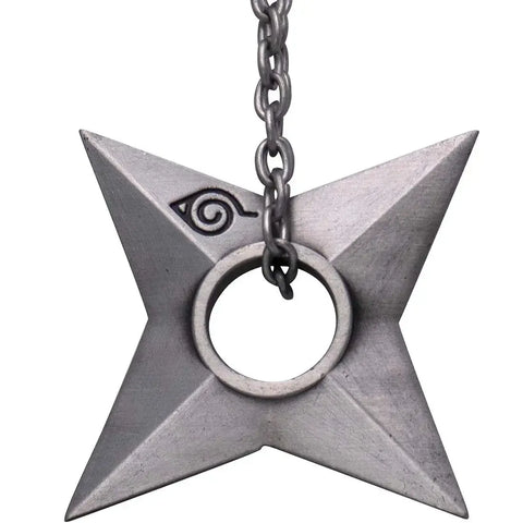 Naruto Shippuden - Konoha Shuriken 3D Keychain (Metal) - ABYstyle