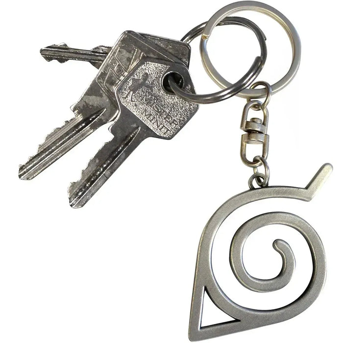 Naruto Shippuden - Konoha Symbol 3D Keychain (Metal) - ABYstyle