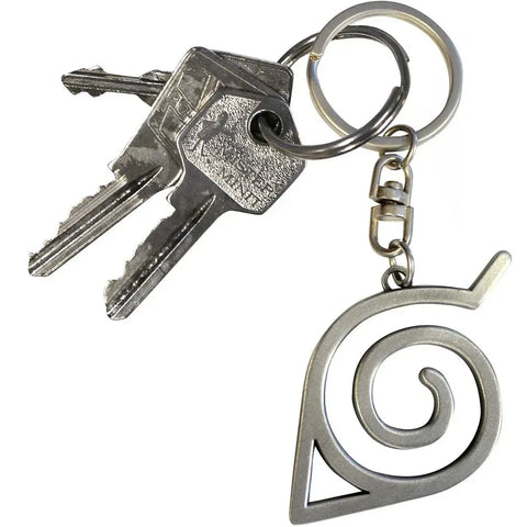 Naruto Shippuden - Konoha Symbol 3D Keychain (Metal) - ABYstyle