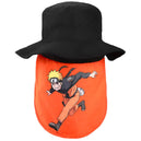 Naruto Shippuden - Konoha Symbol & Nine-Tails Chakra Naruto Sun Hat (Black) - Bioworld