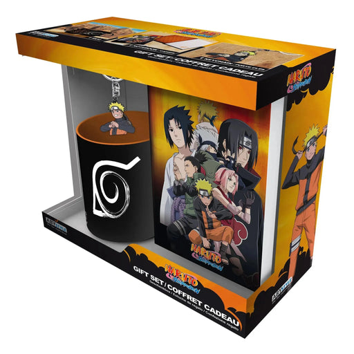 Naruto Shippuden - Naruto 3-Piece Gift Set - ABYstyle - 11 oz. Mug, Keychain, Notebook