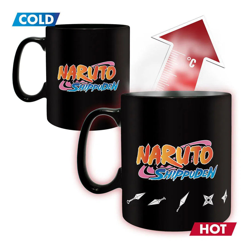 Naruto Shippuden - Naruto Clone Jutsu Heat-Change Ceramic Mug & Coaster Gift Set (16 oz.) - ABYstyle