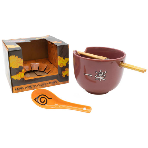 Naruto Shippuden - Ramen Bowl, Spoon & Chopsticks Set - Culturefly